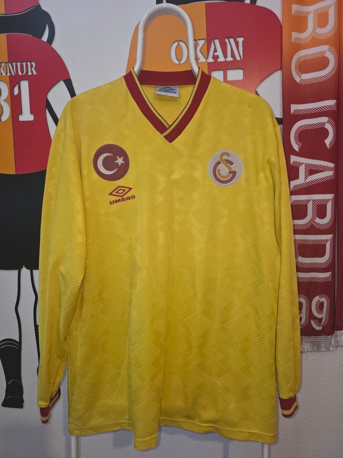 Galatasaray 1993 94 Long Sleeve Jersey, Verzamelen, Ophalen of Verzenden, Shirt