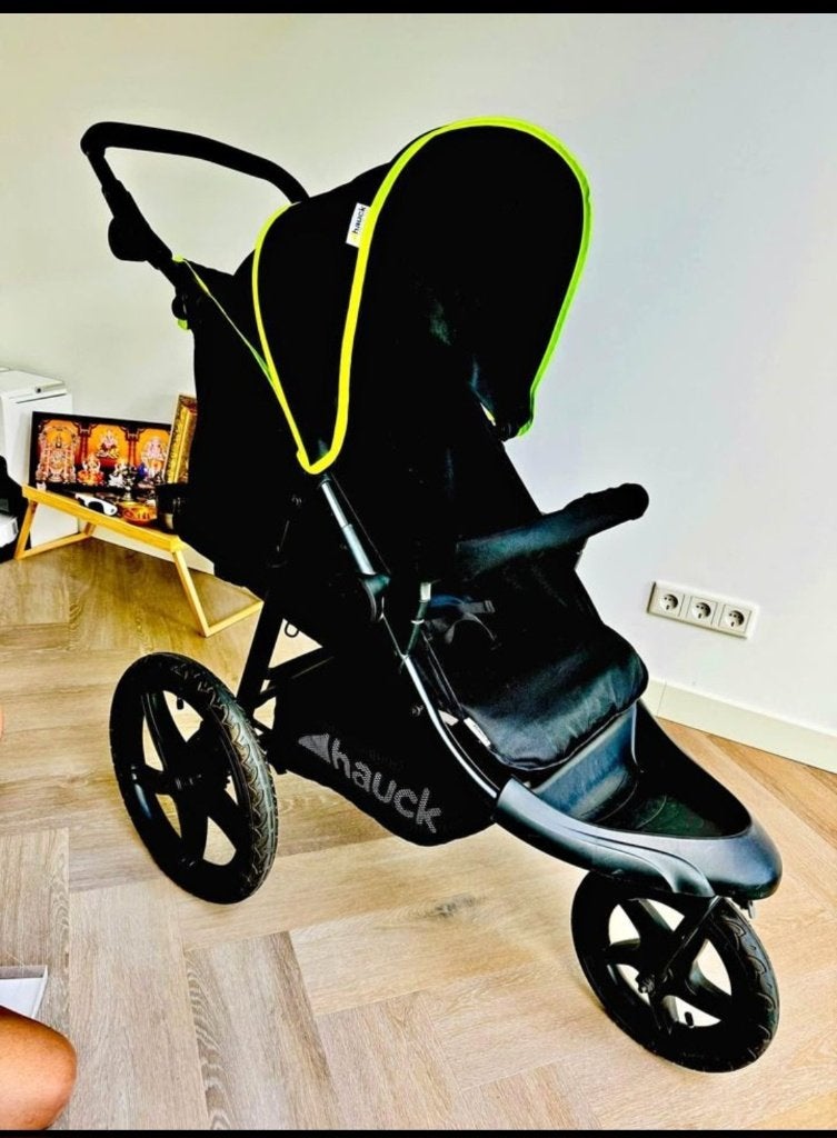 Te koop hauck runner kinderwagen, Gebruikt, Verstelbare duwstang, Ophalen, Kinderwagen