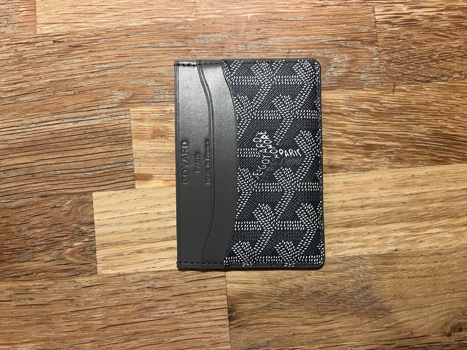 Nieuwe Goyard Kaarthouder - Stijlvol en Compact, Overige merken, Nieuw, Ophalen of Verzenden, Grijs