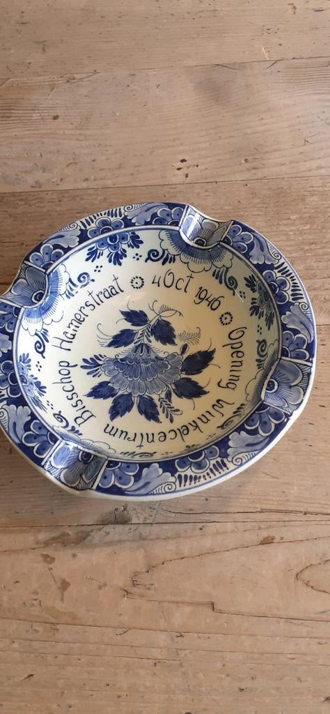 Nijmegen, Delfts blauwe asbak, Antiek en Kunst, Ophalen of Verzenden