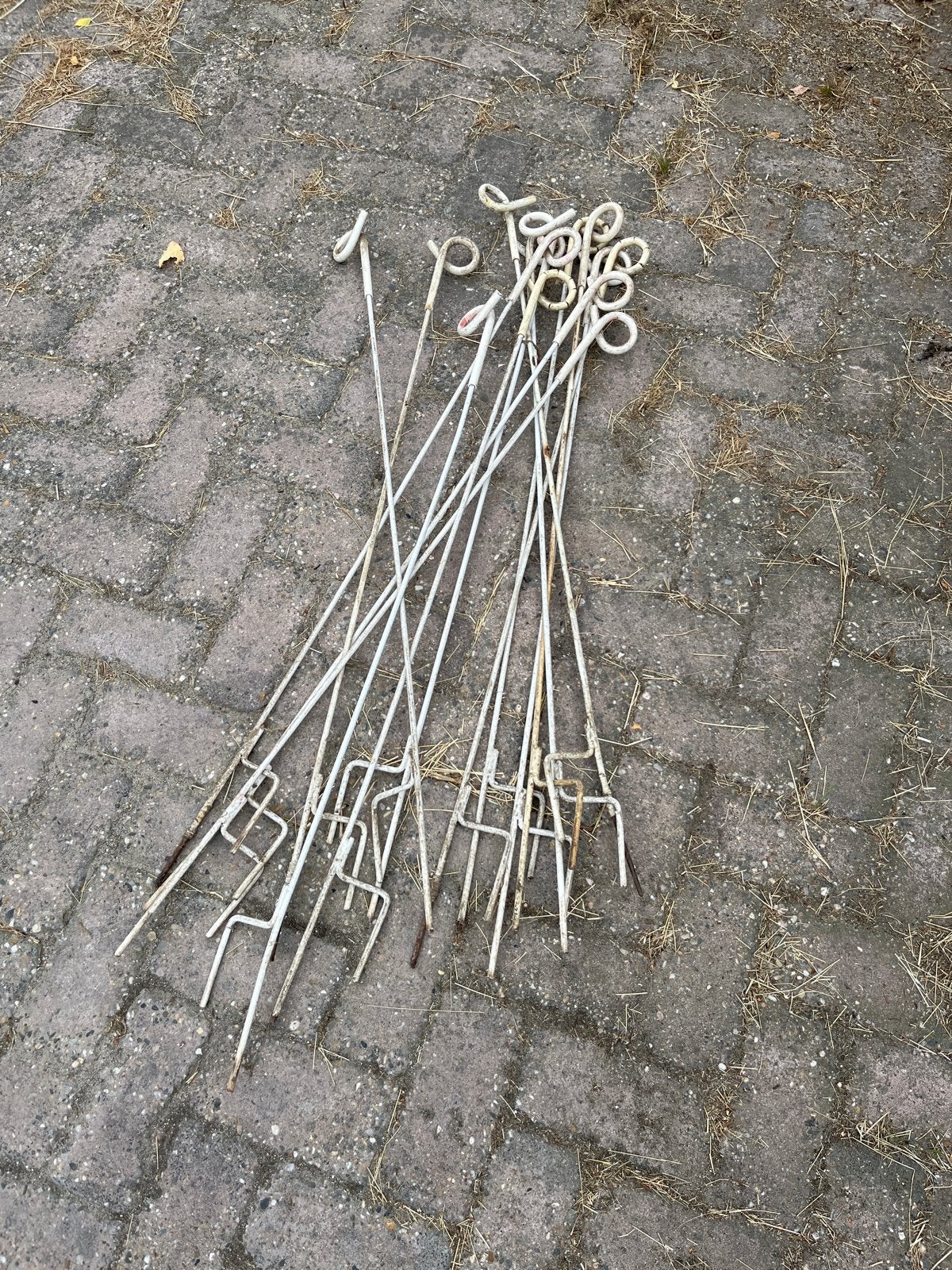 Verplaatsbare wiede paaltjes voor 1 draad, Dieren en Toebehoren, Ophalen, Gebruikt