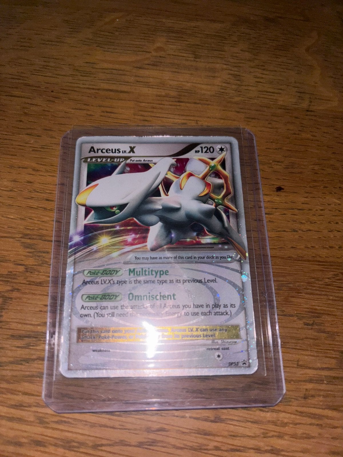 Arceus Lv. X dp53 promo LP, Ophalen of Verzenden, Zo goed als nieuw