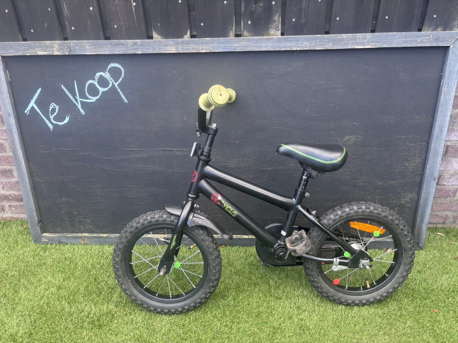 2Cycle BMX kinderfiets 14 inch, Fietsen en Brommers, Fietsen | Crossfietsen en BMX, Ophalen, Terugtraprem, Gebruikt, Staal