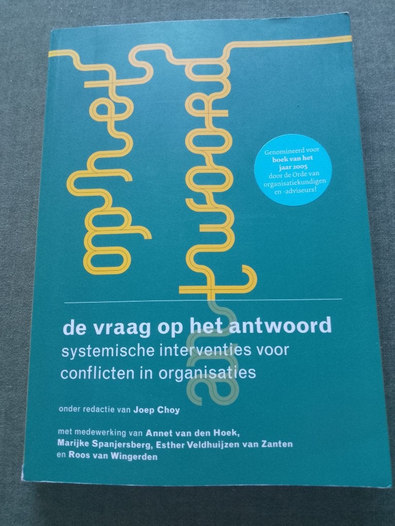 Boek De vraag op het antwoord - Joep Choy, Ophalen of Verzenden, Zo goed als nieuw