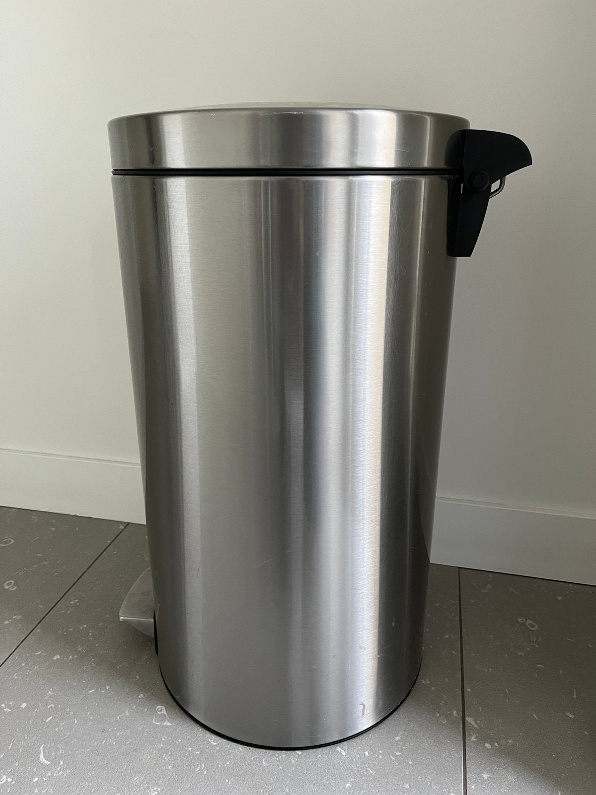 Brabantia prullenbak met 2 vakken, 40 liter of meer, Ophalen, Zo goed als nieuw, Rvs