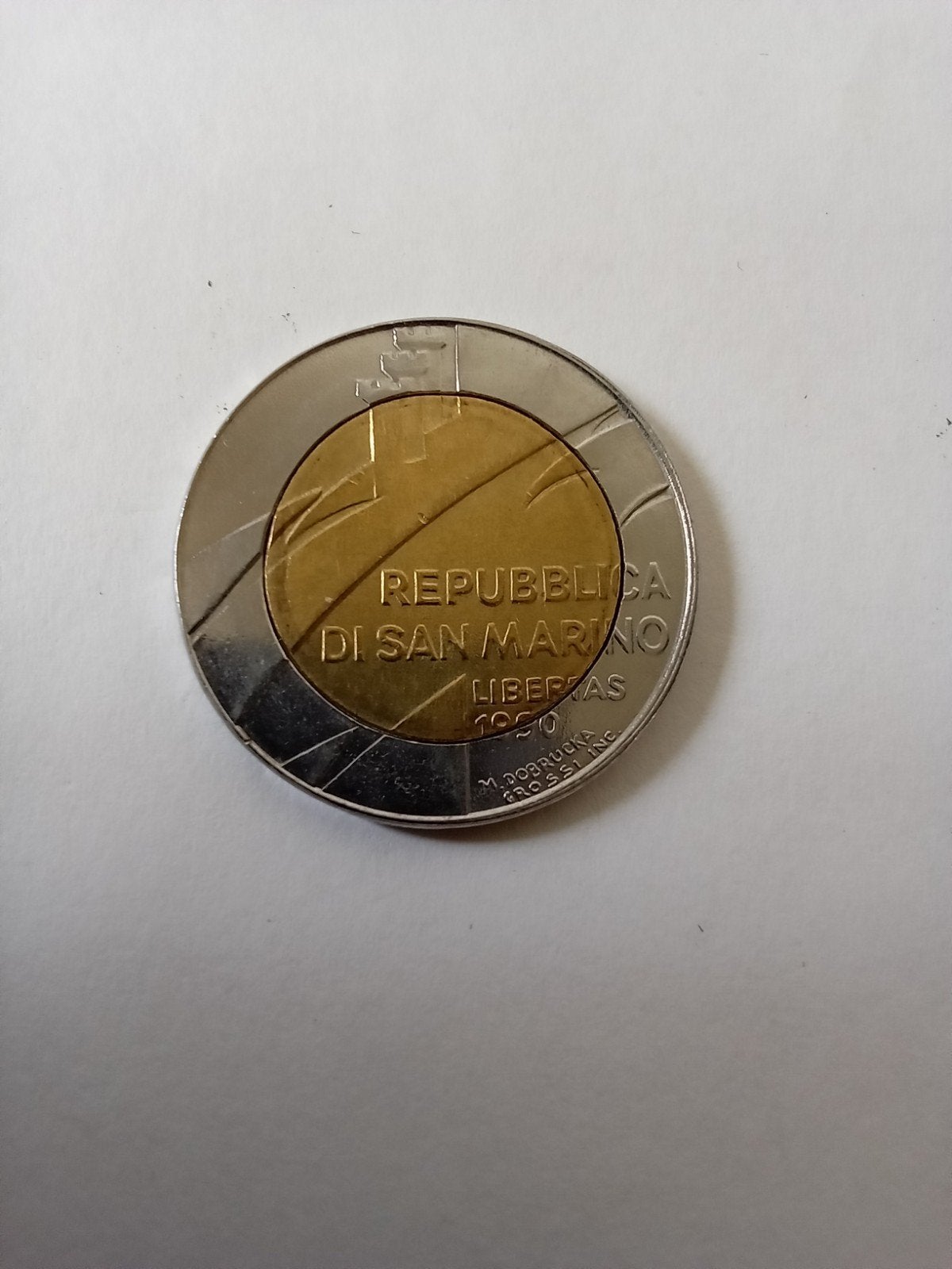San Marino lire 500 1990, Postzegels en Munten, Munten | Europa | Niet-Euromunten, Ophalen of Verzenden, Overige landen