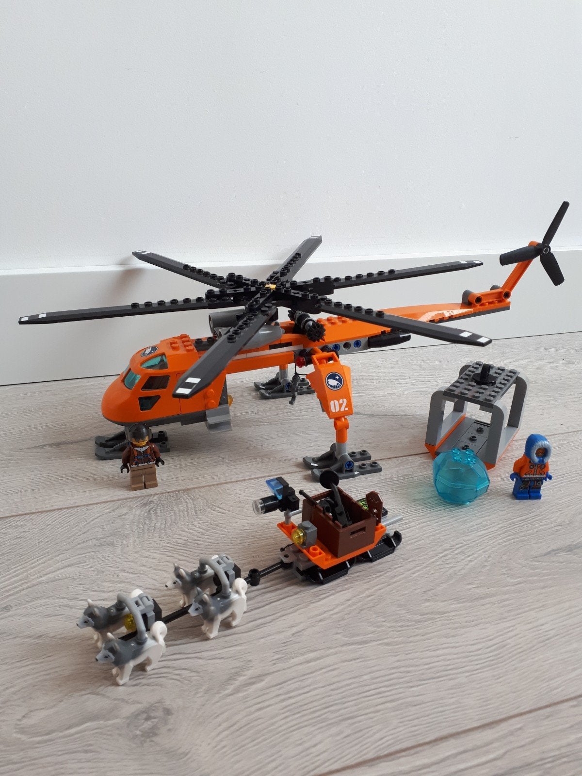 Lego City 60034 Arctic Helicrane!
Er mist 1 sneeuwschoen en, Kinderen en Baby's, Ophalen of Verzenden, Zo goed als nieuw, Lego