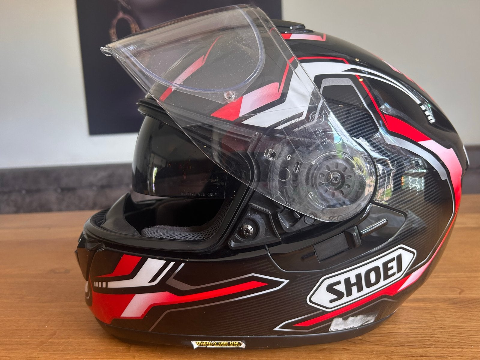 Shoei GT air, Motoren, Kleding | Motorhelmen, Integraalhelm, L, Shoei, Tweedehands, Ophalen of Verzenden