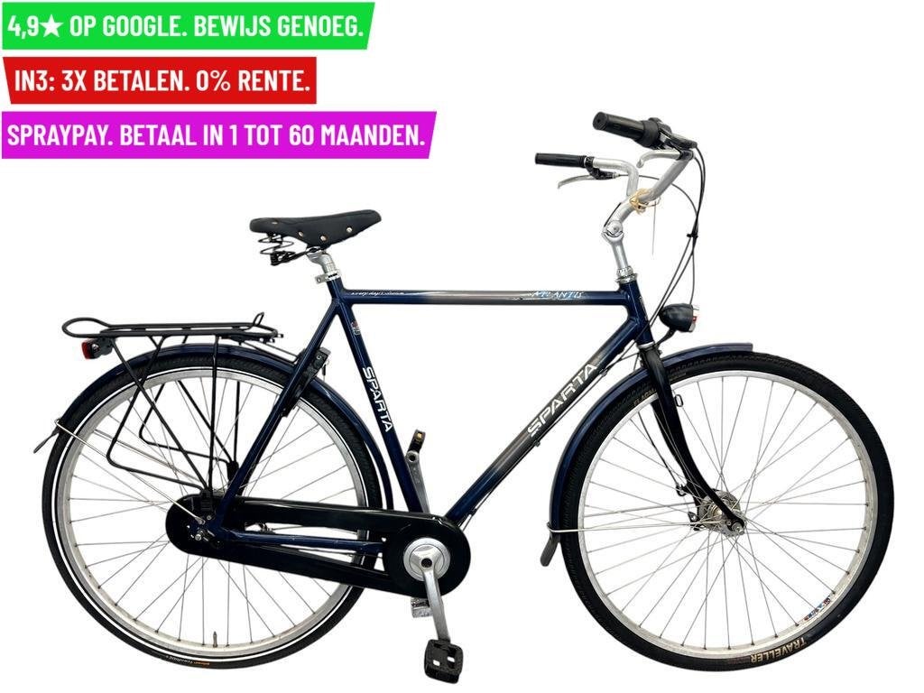 Herenfiets Sparta Atlantis 28"/61cm/4ver - Garantie/Levering, Fietsen en Brommers, Fietsen | Heren | Herenfietsen, Gebruikt, Sparta