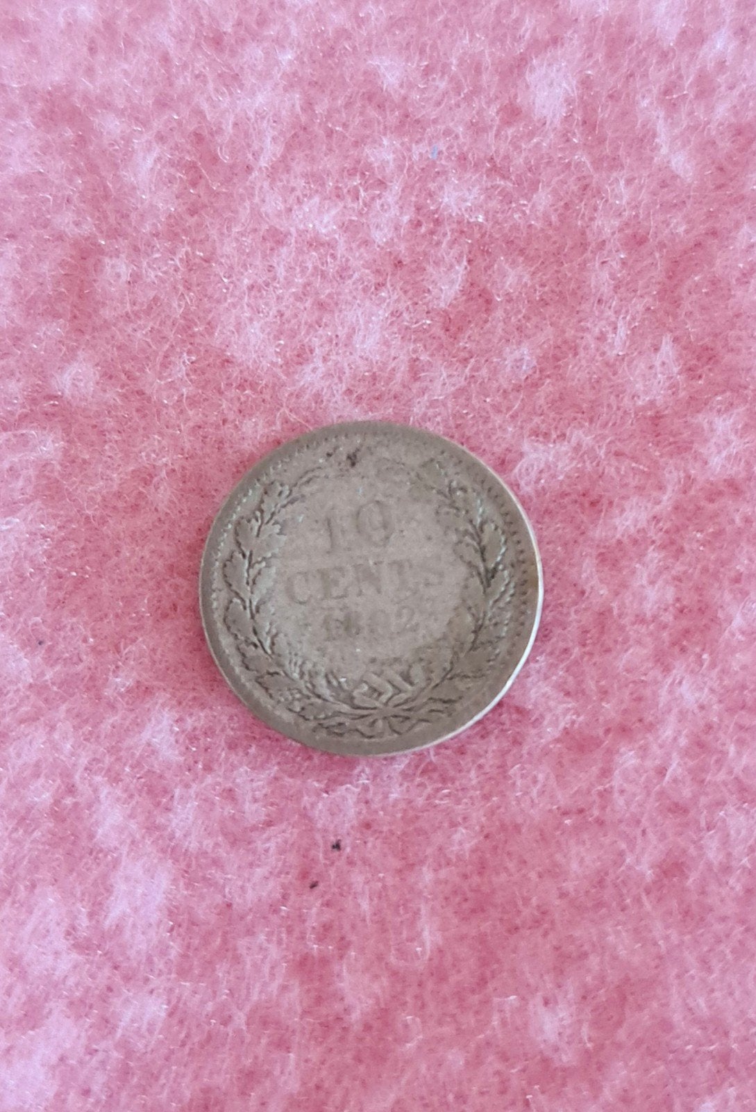 Zilveren 10 cent munt uit 1882, Postzegels en Munten, Munten | Nederland, Zilver, Ophalen of Verzenden, 10 cent, Koningin Wilhelmina
