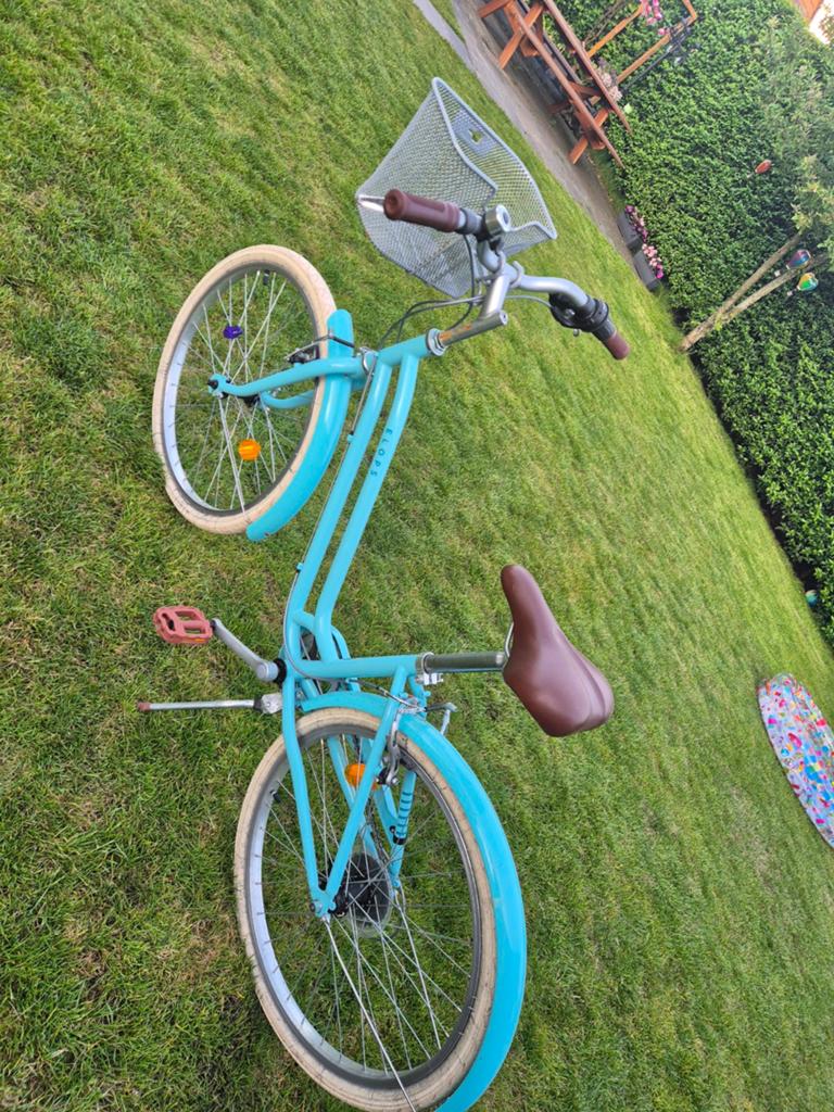 Meisjesfiets Elops met mandje - Zo goed als nieuw, Ophalen, Velgrem, Elops, 20 inch