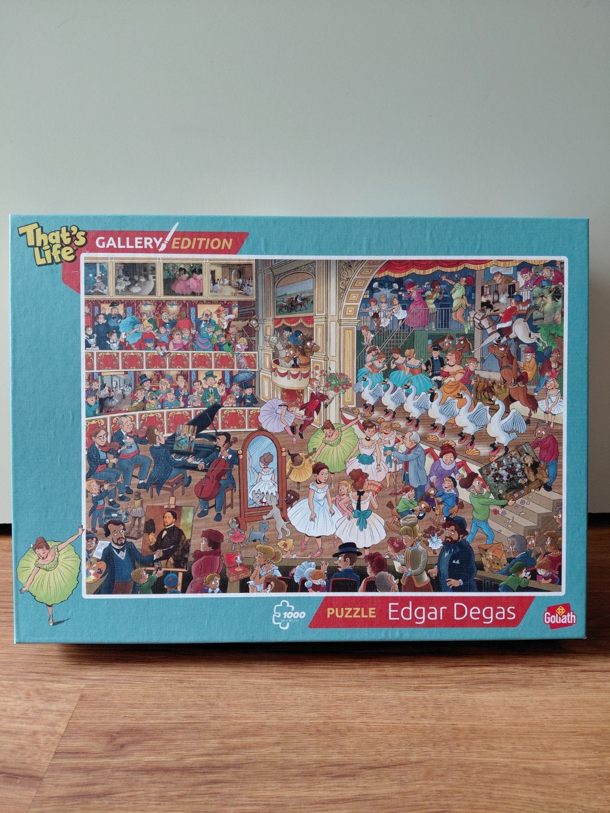 Puzzel • Goliath • Gallery Edition • "Edgar Degas", Ophalen of Verzenden, 500 t/m 1500 stukjes, Zo goed als nieuw, Legpuzzel