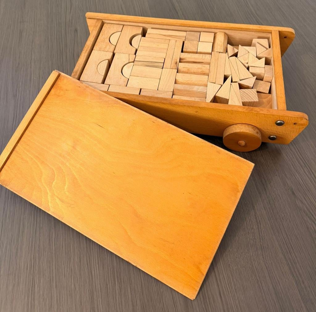 Blokkenkar hout, Ophalen