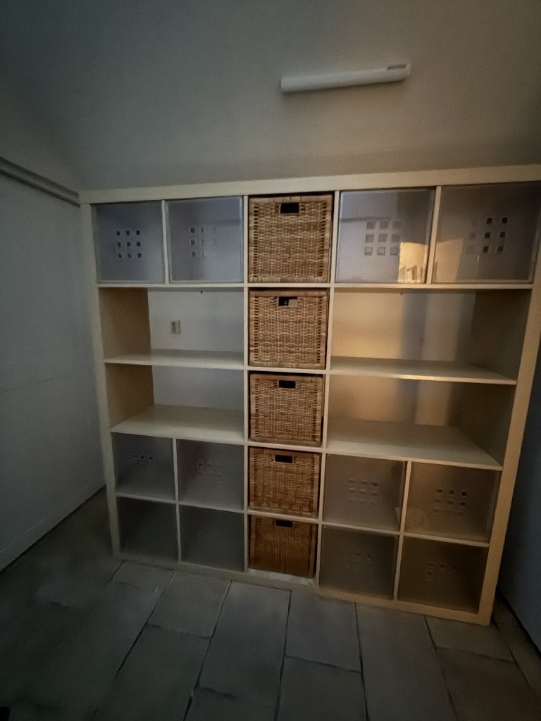Gratis af te halen open Ikea kast KALLAX, Ophalen, Met plank(en), Gebruikt, 150 tot 200 cm