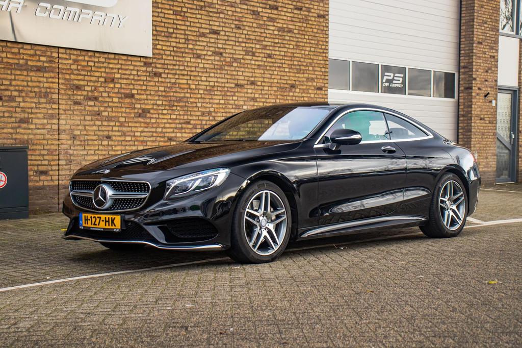 Mercedes S-klasse Coupé 500,AMG,Burmester,Luchtvering,Ambie, Achterwielaandrijving, Gebruikt, Met garantie (alle), 4 stoelen