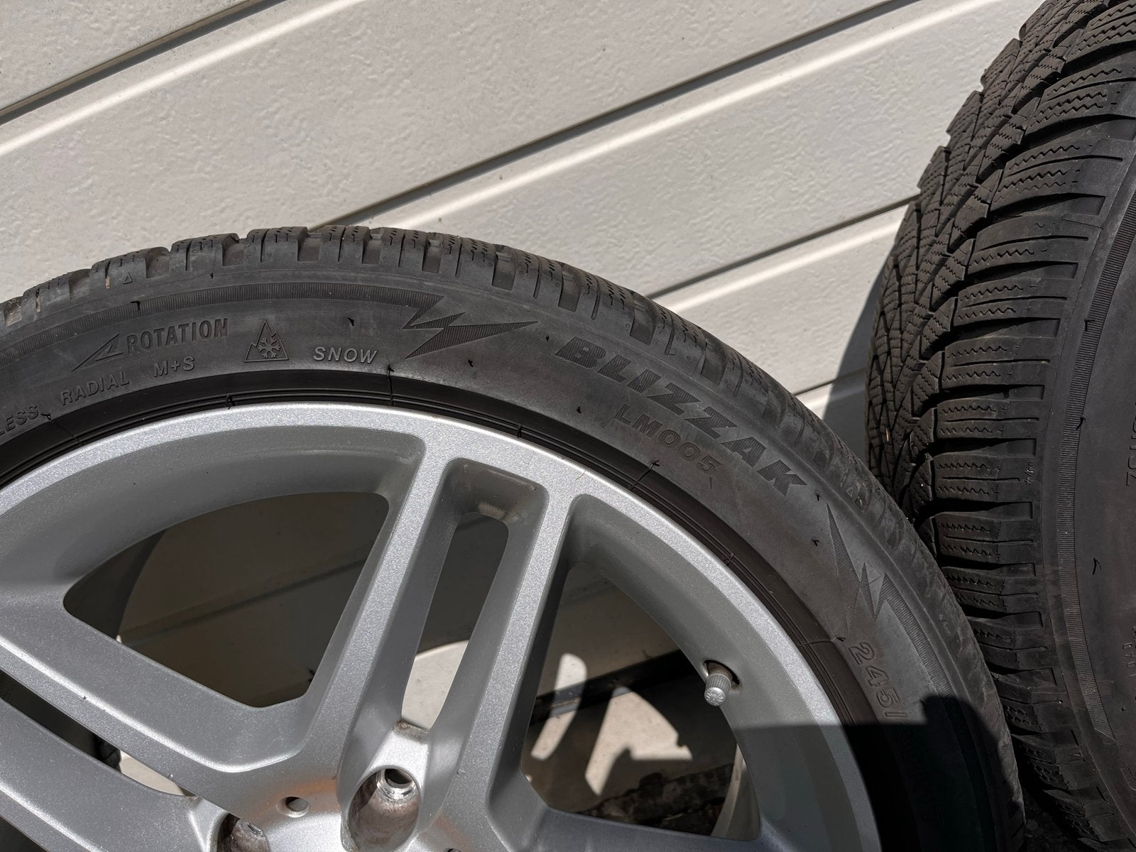 Mercedes 17" AMG winterset W204/S204 Bridgestone banden, Ophalen, Gebruikt, Banden en Velgen, 17 inch