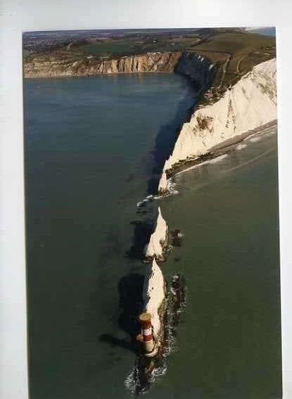 scheepvaart-foto-ISLE OF WIGHT-vuurtoren, Ophalen of Verzenden, Zo goed als nieuw, Motorboot, Boek of Tijdschrift
