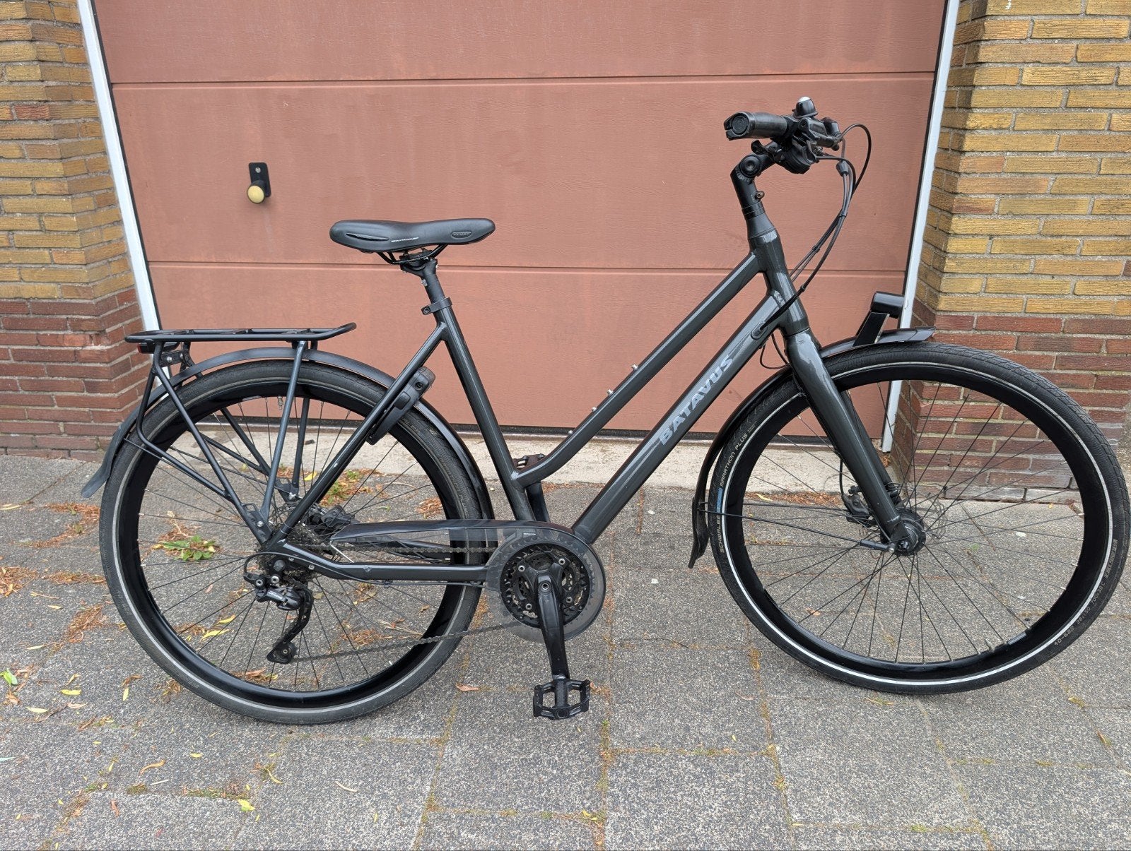 Batavus dinsdag met 30 versnellingen Deore set hydraulische, Ophalen, 28 inch, 53 tot 56 cm, Batavus