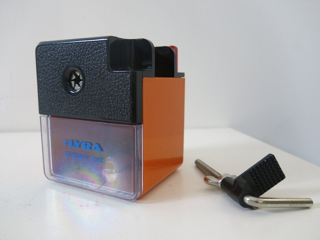 Vintage Lyra 8890 puntenslijper tafelmodel, Ophalen of Verzenden, Gebruikt, Minder dan 700 watt, Haakse handslijpmachine
