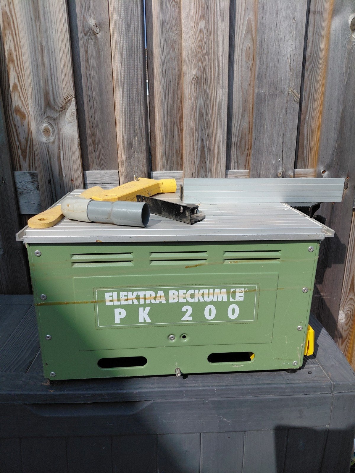 Elektra Beckum PK 200 Cirkelzaag met onderstel, Ophalen, Zo goed als nieuw, Cirkelzaag, Elektra Beckum