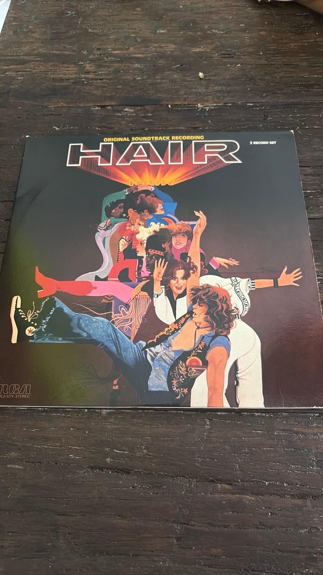 Hair LP, Cd's en Dvd's, Vinyl | Filmmuziek en Soundtracks, Ophalen of Verzenden, Zo goed als nieuw, Overige formaten