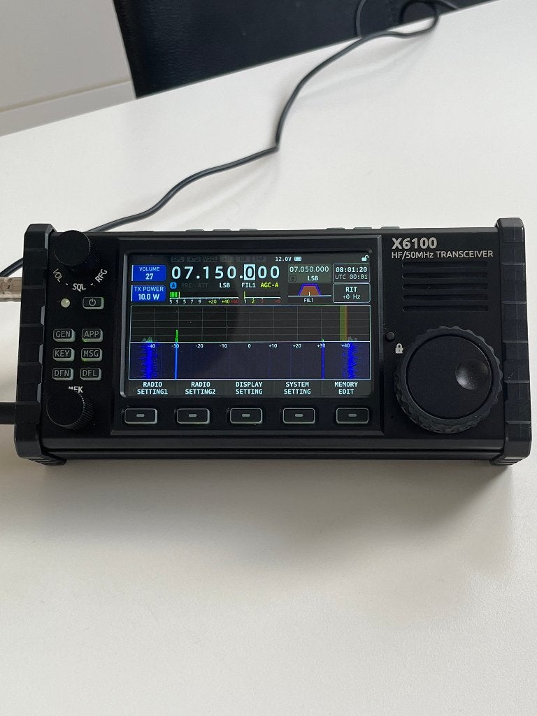 XIEGU X6100 SDR transceiver, Ophalen of Verzenden, Zo goed als nieuw, Zender en Ontvanger