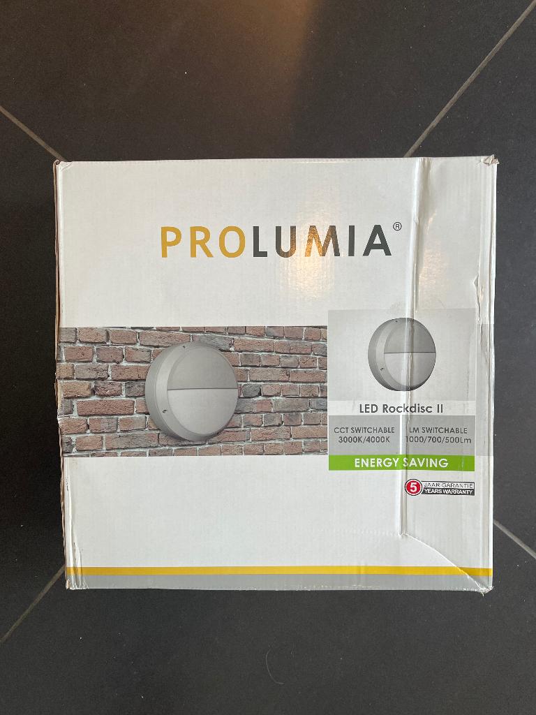 Buitenlamp Prolumia Led Rockdisc 2 NV 40009171, Tuin en Terras, Buitenverlichting, Minder dan 50 watt, Wandlamp, Ophalen of Verzenden