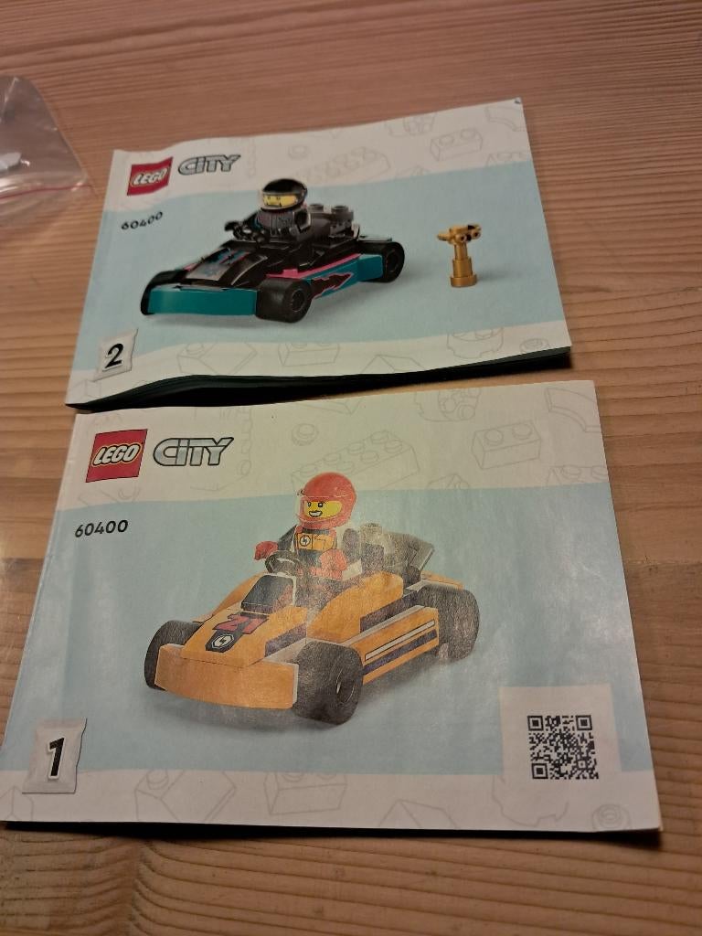 lego 60400 racewagens, Ophalen of Verzenden, Zo goed als nieuw