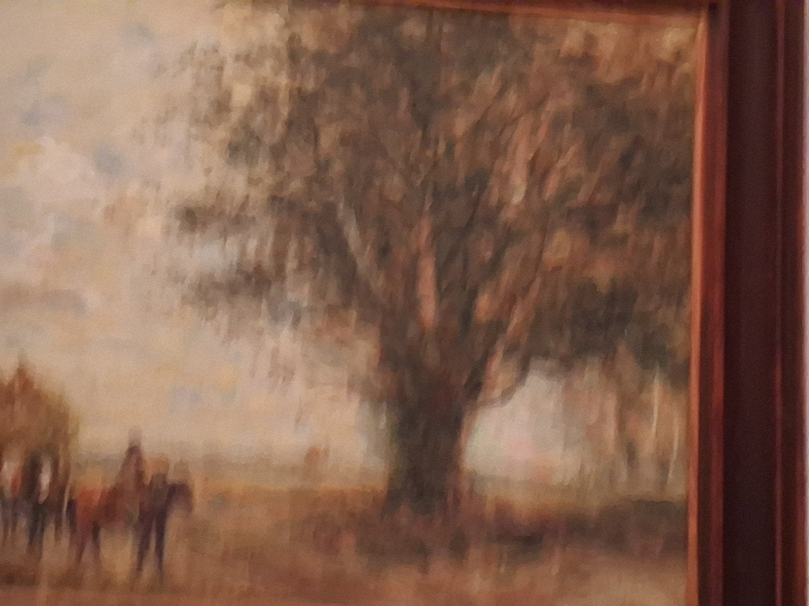 Schilderij 'Wóz z sianem' (Hooiwagen) - Kopie van Corot, Ophalen