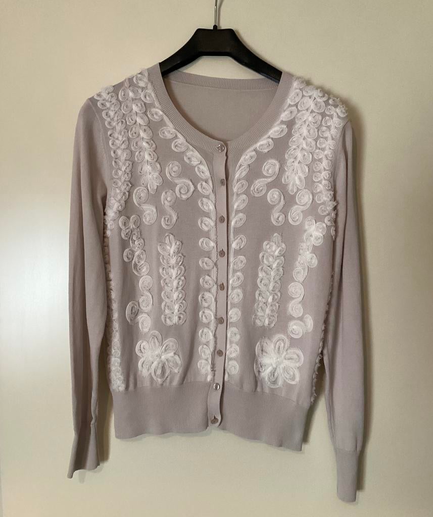 Josephine & Co Vest maat 40, Kleding | Dames, Truien en Vesten, Ophalen of Verzenden, Zo goed als nieuw, Maat 38/40 (M), Beige