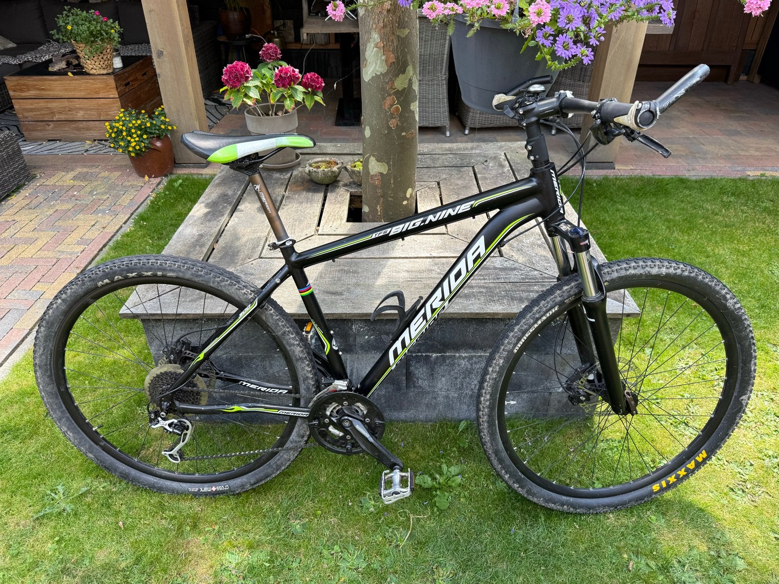 Merida Big.Nine mountainbike - 48cm frame - Shimano Deore XT, Ophalen, Gebruikt, Hardtail, Heren