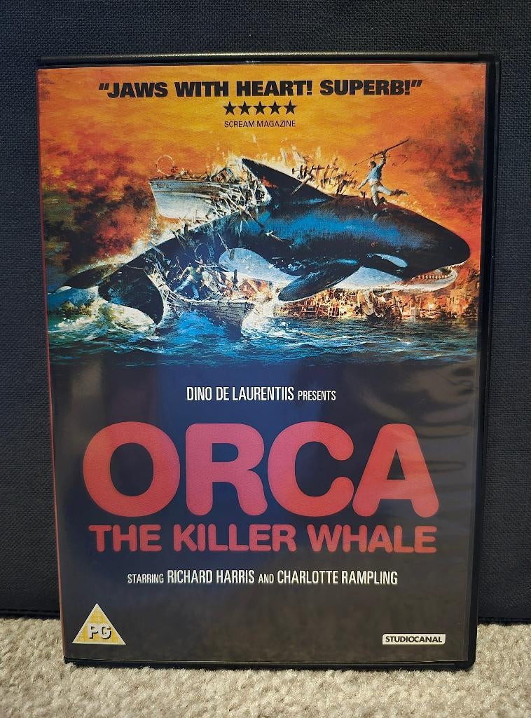 Orca - The Killer Whale (richard harris / 1977), Horror, 1960 tot 1980, Vanaf 16 jaar, Ophalen of Verzenden