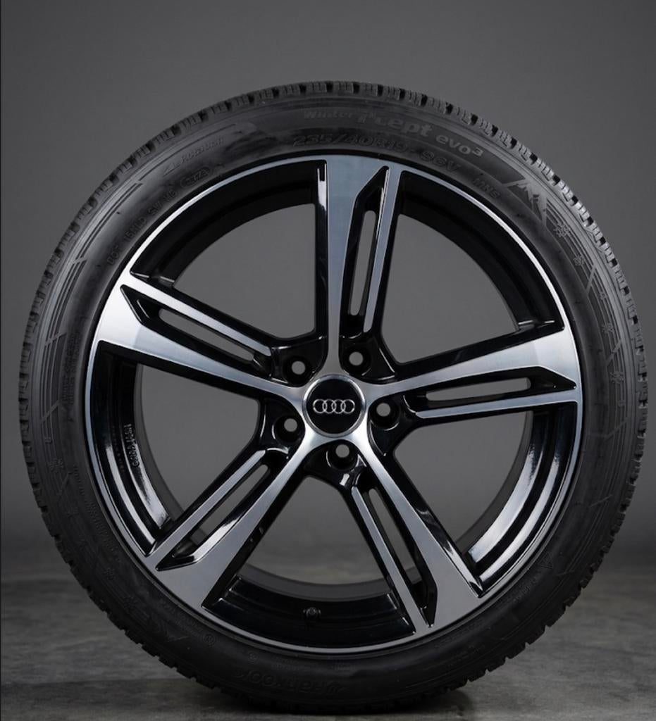 ✅ 19” Audi A6 RS Blade Style + A Merk Banden 255/40 R19, 19 inch, Gebruikt, 255 mm, Banden en Velgen
