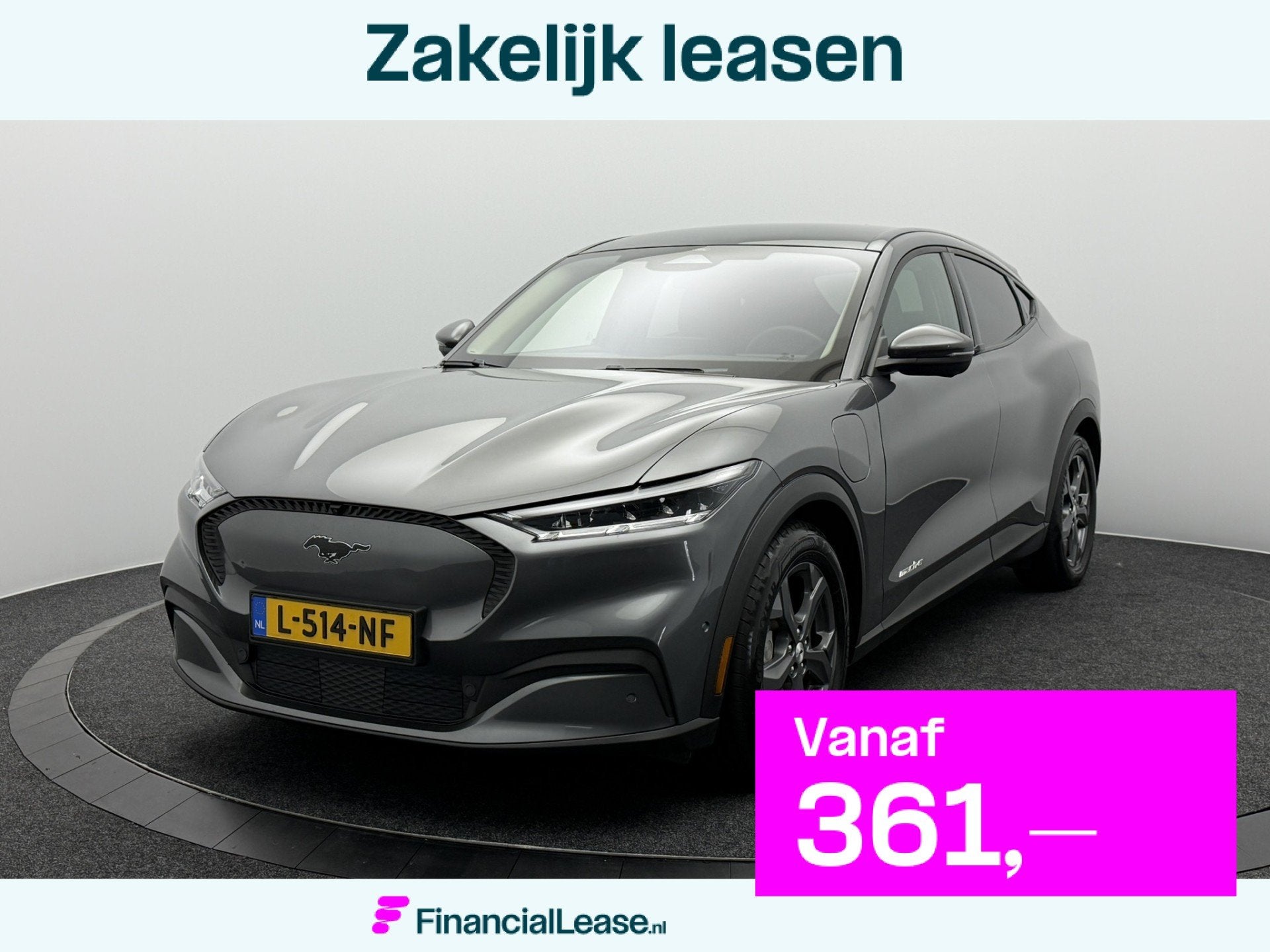Ford Mustang Mach-E RWD 75 kWh SOH 92,2% | Panoramadak | 360, Automaat, Achterwielaandrijving, Gebruikt, 31 min