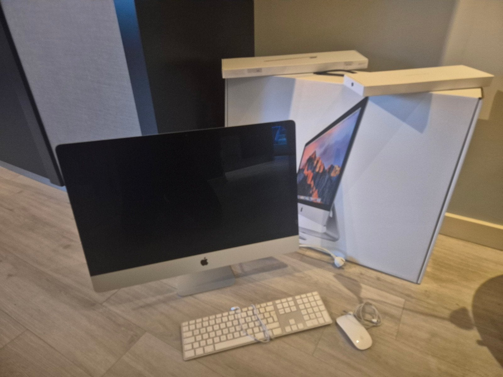 Nette Apple iMac 27-inch Retina 5K (i5, 8GB, 1TB Fusion), Computers en Software, Ophalen, Gebruikt, HDD en SSD, 1 TB Fusion Drive
