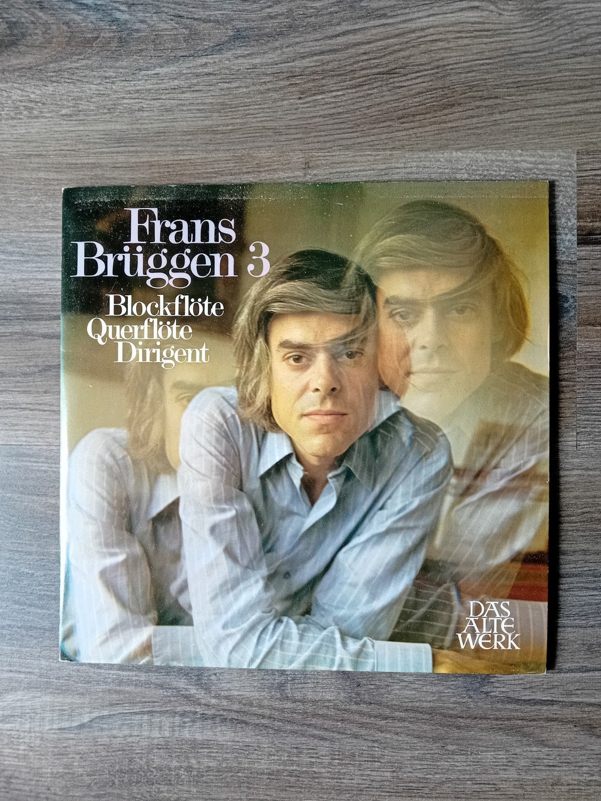 Frans Brüggen 3 - Blokfluit, Dwarsfluit, Dirigent LP, Ophalen of Verzenden