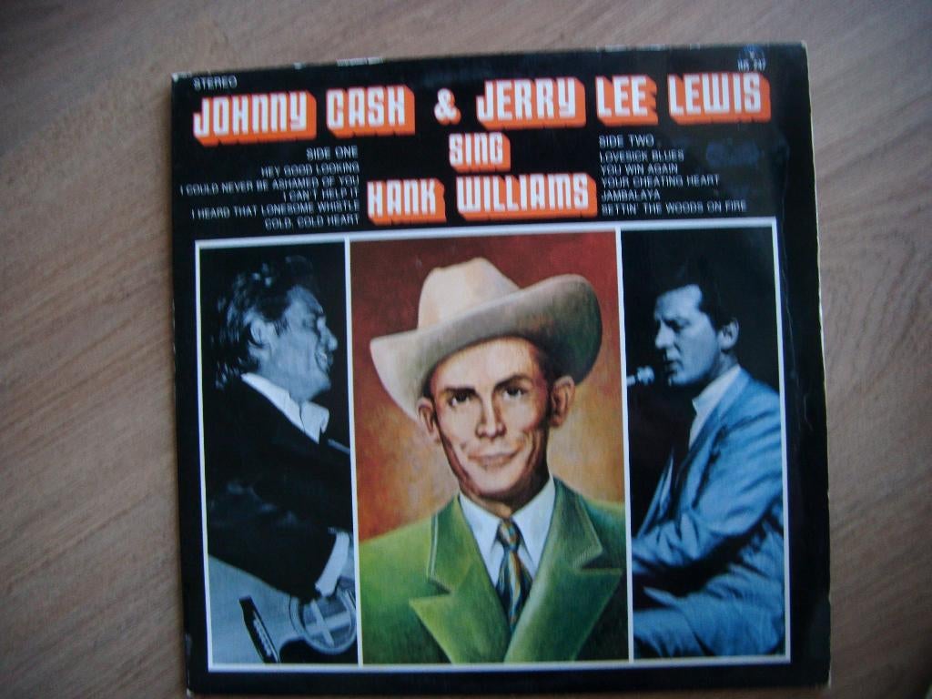 LP Johnny Cash & Jerry Lee Lewis, Ophalen of Verzenden, Gebruikt, 12 inch