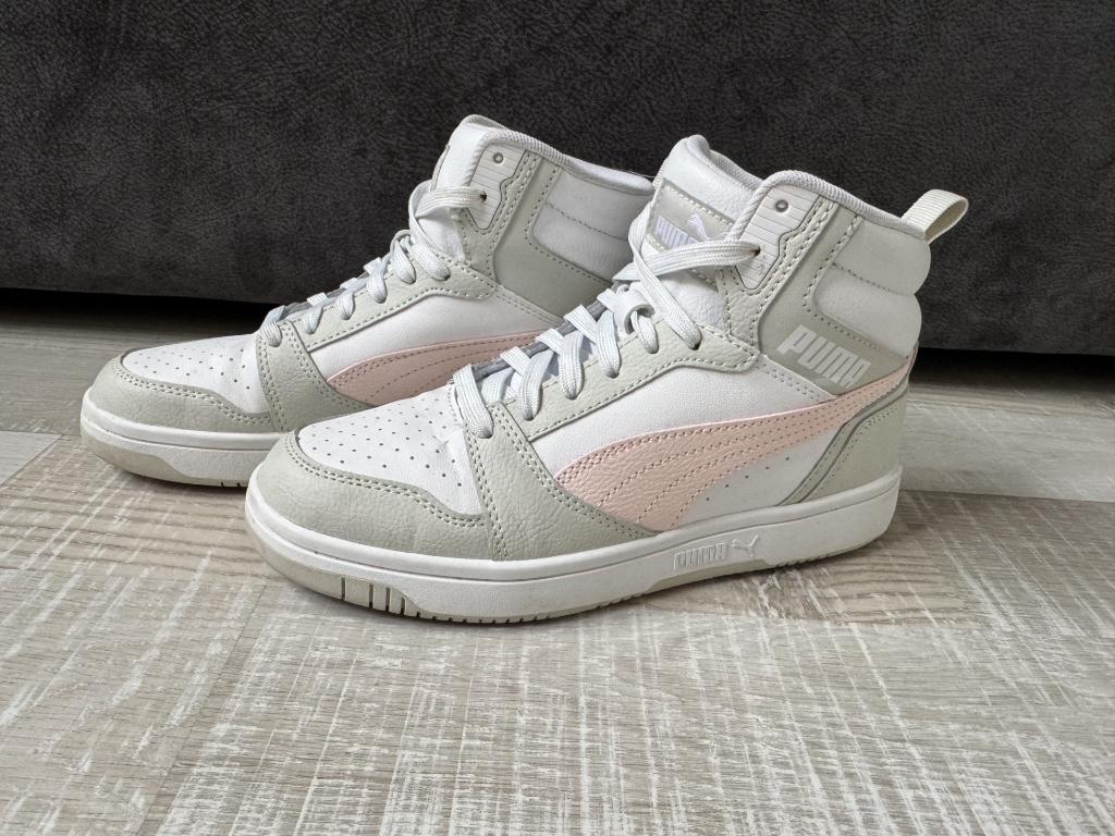 Puma schoenen hoog model wit, maat 36, Kinderen en Baby's, Kinderkleding | Schoenen en Sokken, Jongen of Meisje, Puma, Schoenen