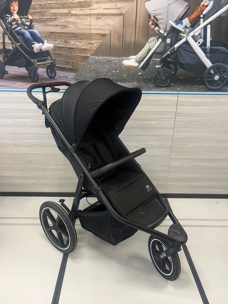 Deryan Bolt Hardloop Kinderwagen Zwart