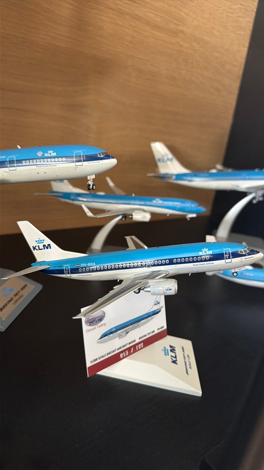 KLM Boeing 737-300 PH-BDA – JC Wings Limited Edition – 1:200, Ophalen of Verzenden, Zo goed als nieuw, Schaalmodel