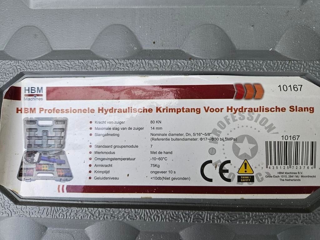 HBM Hydraulische Krimptang, nieuw, Ophalen, Zo goed als nieuw