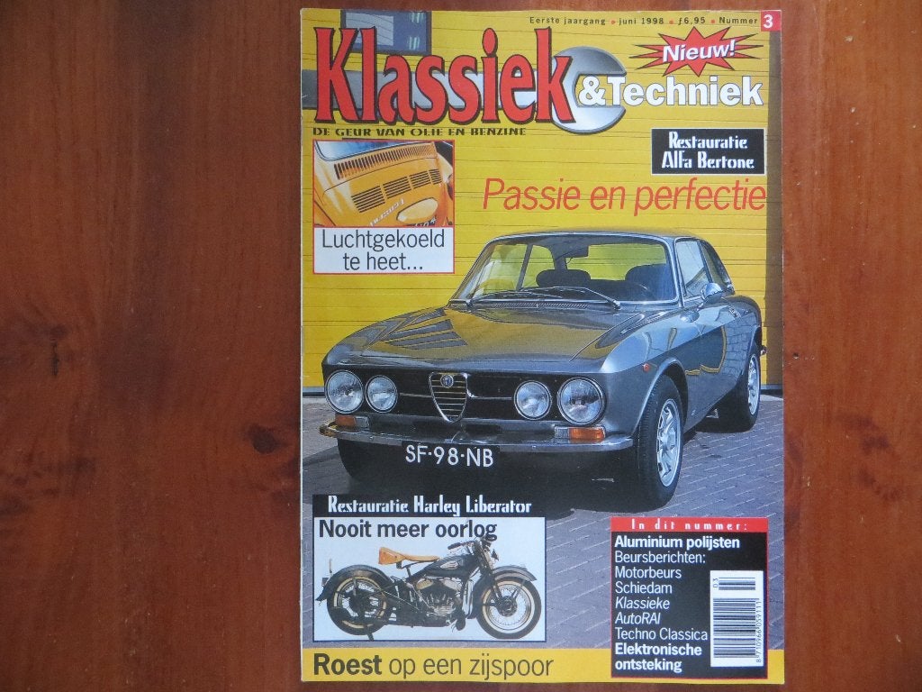 Klassiek & Techniek 3 Alfa Romeo 1750 GTV, Harley Liberator, Verzenden, Nieuw, Alfa Romeo