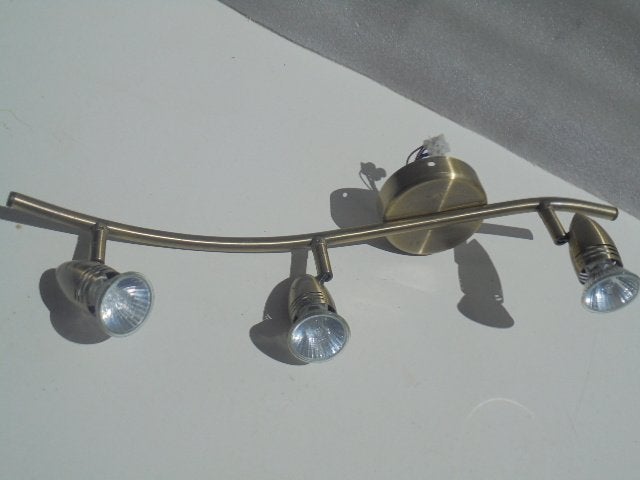 Massive - 3 spot verlichting., Geschikt voor wandmontage, GU10, Ophalen of Verzenden, Zo goed als nieuw