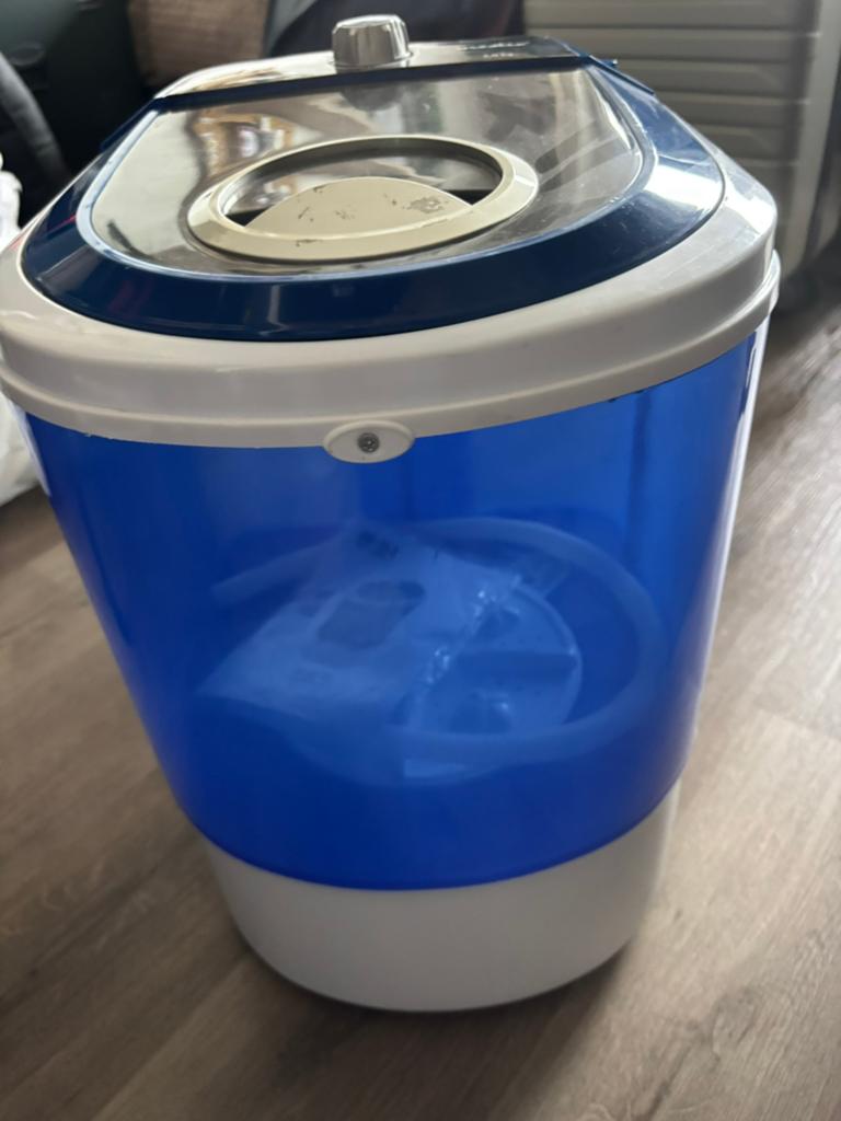 Campingwasmachine, Witgoed en Apparatuur, Wasmachines, Ophalen, Zo goed als nieuw, 1200 tot 1600 toeren