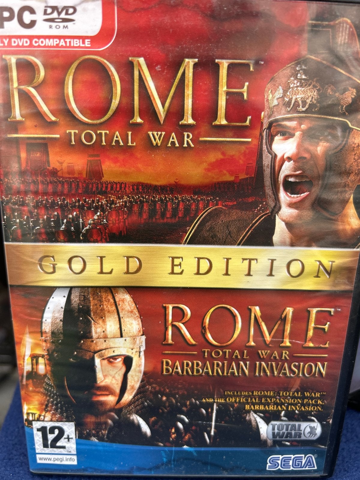 Rome Total War Gold Edition PC DVD-ROM, Ophalen, Gebruikt, 1 speler, Strategie en Constructie