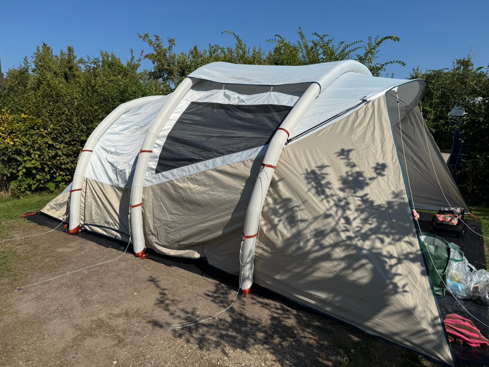Quechua 5.2 Opblaasbare tent Decathlon als NIEUW, Ophalen, Zo goed als nieuw
