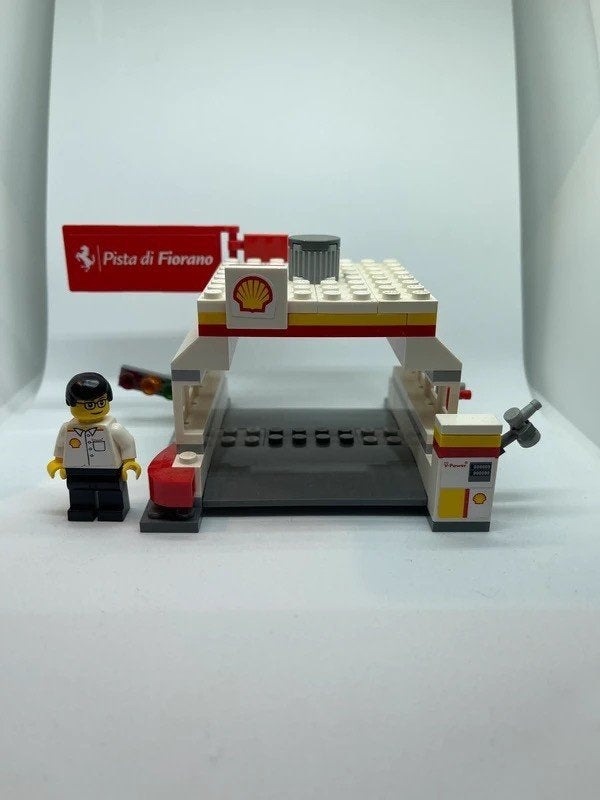 LEGO Shell Station 40195 compleet, Inclusief instructies, Lego, Ophalen of Verzenden, Zo goed als nieuw