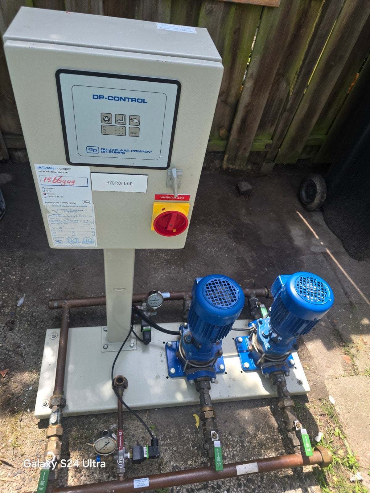 Duijvelaar Pompen Hydrofoorpomp met DP-Control, Ophalen of Verzenden, Gebruikt, Elektrisch, Hydrofoorpomp