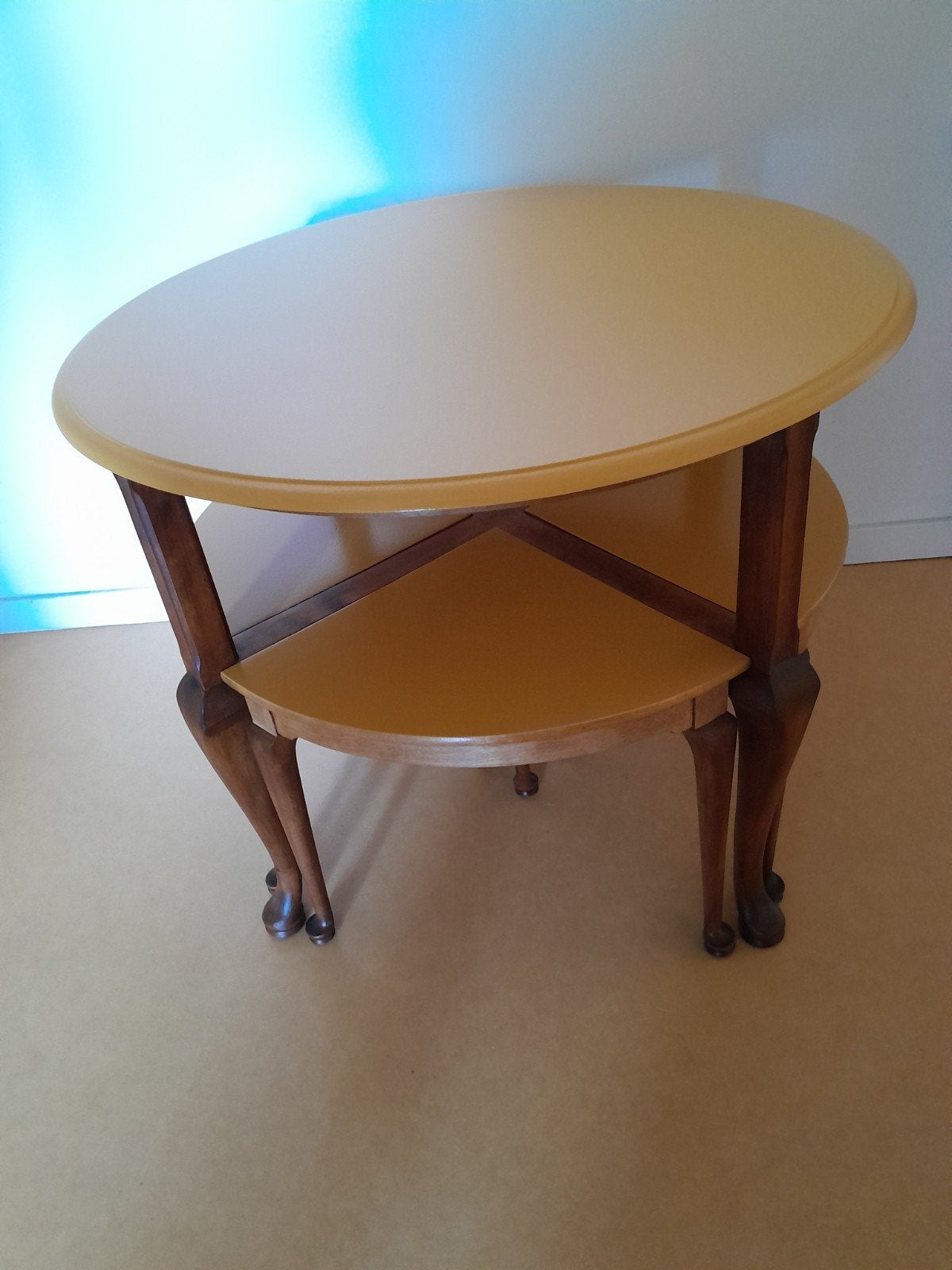 Nesttafel, Ophalen, Rechthoekig