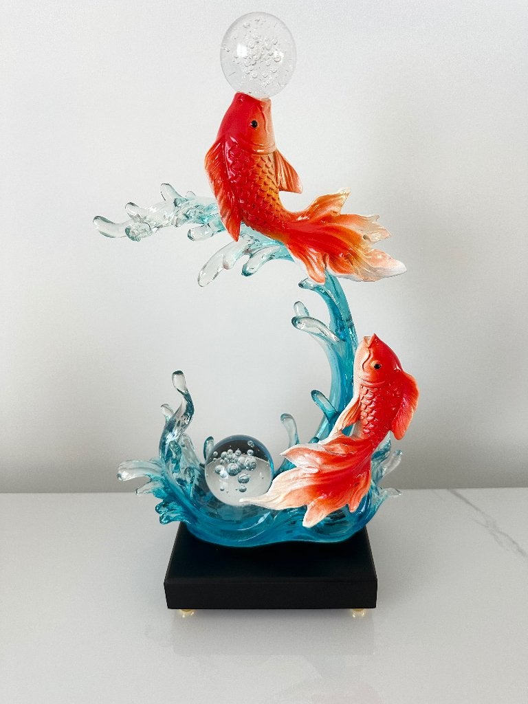 Koi vis beeld decoratie, Ophalen of Verzenden, Dier